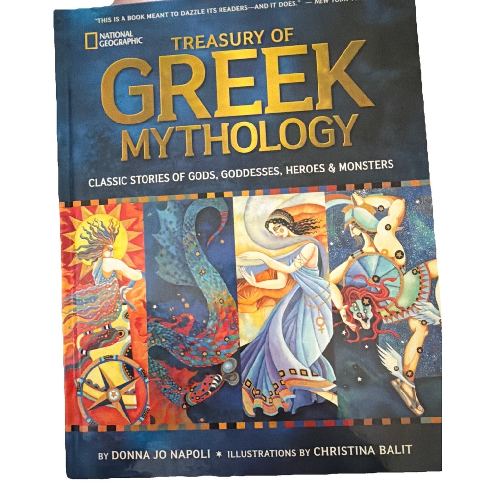 National Geographic Treasury of Greek Mythology Donna Jo Napoli Hardcover 2011